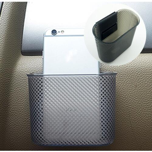 Car Vehicle Accessories Storage String Mini Bag Box Bin Case Cup Phone Gadget Holder Pocket Hook Interior Parts Trim