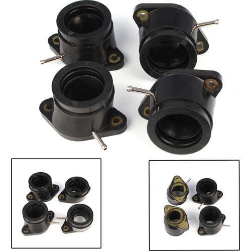 Motorcycle Carburetor Interface Intake Manifold Adapter Joint Boots Set For Yamaha XJR1200 1995 1996-1998 XJR1300 1999 2000 2001