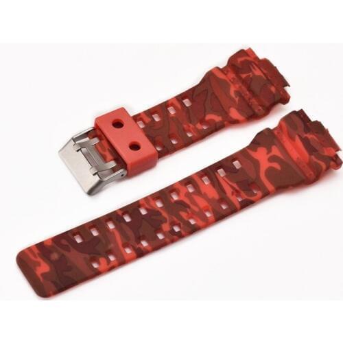 New 16mm Watch Band Strap Fit For Casio G Shock GD-100 110 120 GA-100 GA-110GB 120 200 150 300 GA-400 GR-8900 GW-8900 GLS-8900