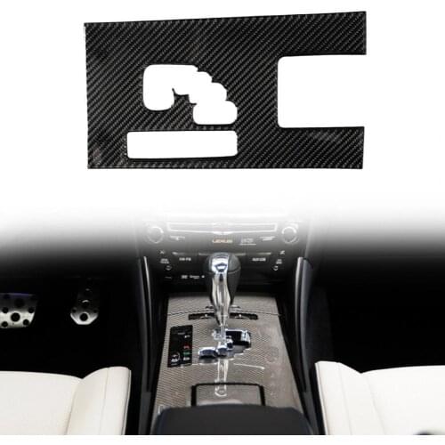 Carbon Fiber Center Control Gear Shift Panel Trim Cover for Lexus IS250 300 350C 06-12 Left Drive