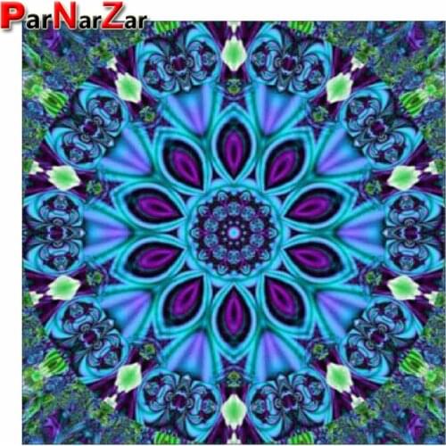 Parnarzar Kaleidoscope Diamond Painting Full Drill Kits for Adults Pasted Embroidery Cross Stitch Arts Craft Home Wall Decor