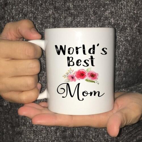 Mothers Day Gift Mug 350ml Ceramic Creative Worlds Best Mom Mug Number One Mom Gift Mug