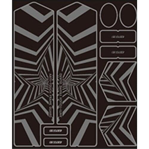 Reflective Fork Stickers MTB Road Bike 3D Protective Film Anti-slip Scratch Bicycle Protector Accessory