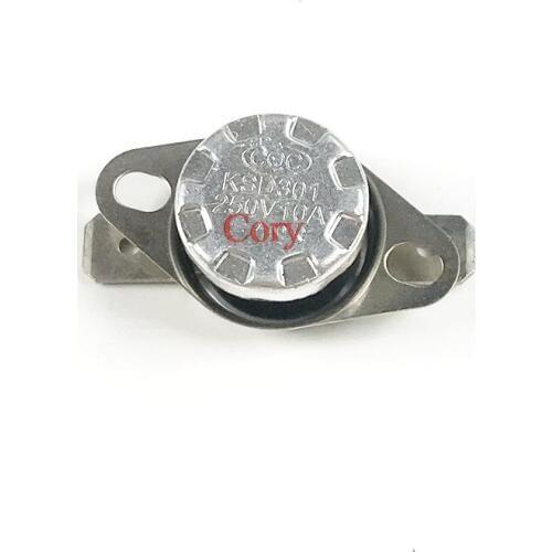 1pc Thermostat Temperature Thermal Control Switch 95-160 degrees KSD301 250V 10A Normally Open NO Normal Close (N.C.)