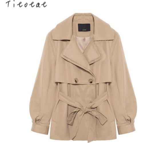 TITOTATO Women's Short Trench Coats