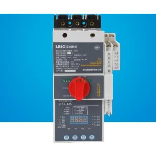 TK6-125 protector, 63A adjustable control and protection switch, KBO, fire type 125A