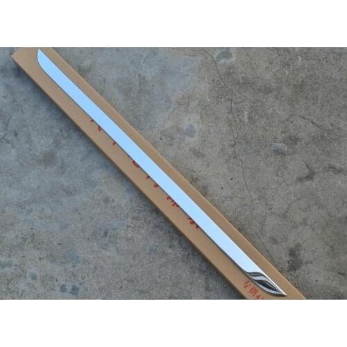 High quality stainless steel Rear Trunk Lid Cover Trim For2013 2014 Skoda Rapid