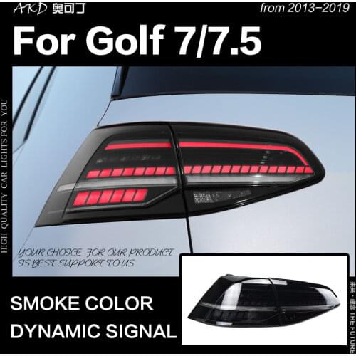 Car Styling Tail Lamp for VW Golf 7 Tail Light 2013-2019 Golf 7.5 Golf7 Rear Stop LED DRL Animation Start brake auto Accessories