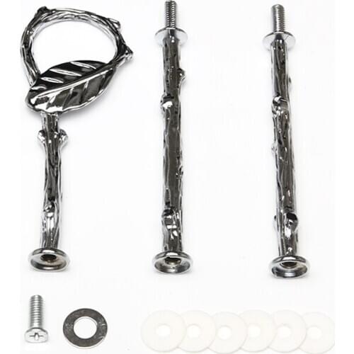 10Pcs Hot Leaf Cake Stand Fitting Small Sun Flower Design No Plates 2020 New Arrive 3tier