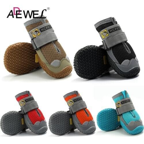 ADEWEL 2020 Anti Slip Waterproof And Wear Resistant Dog Shoes Small Dogs Buty Dla Psa English Printing Zapatos Para Perro