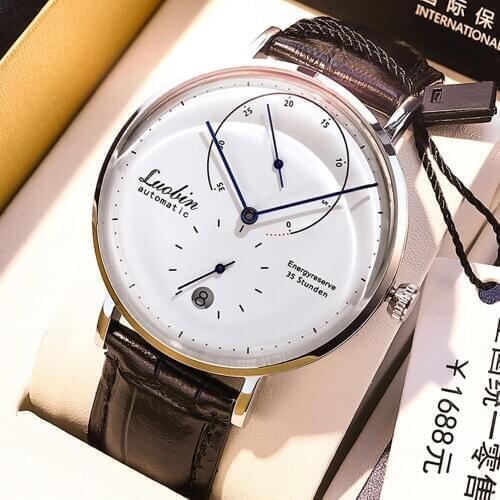 Top Brand Luxury Men Automatic Mechanical Watches Fashion Self Winding Wristwatch Simple Stainless Steel Clock Reloj Hombre 2021