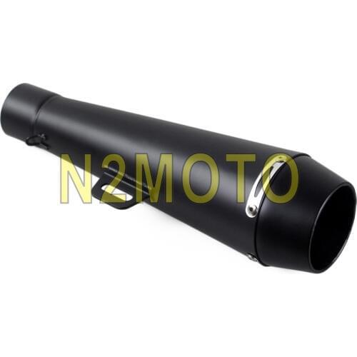 Black Exhaust Muffler 51mm M4 Exhaust Silencer Pipe for Yamaha R6 Hayabusa Honda CBR1000 Kawasaki
