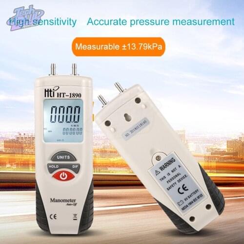Pressure Gauge Digital Manometer Air Pressure Meter Manometro Presion de Neumaticos Handheld Pressure Gauge Tools Accessories
