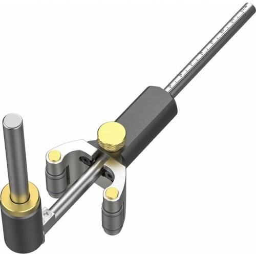 Woodworking Scribing Device Linear Arc Dual-Purpose Scribe Line Aluminum Alloy Multi-Function Set Sliding Scribing Tool