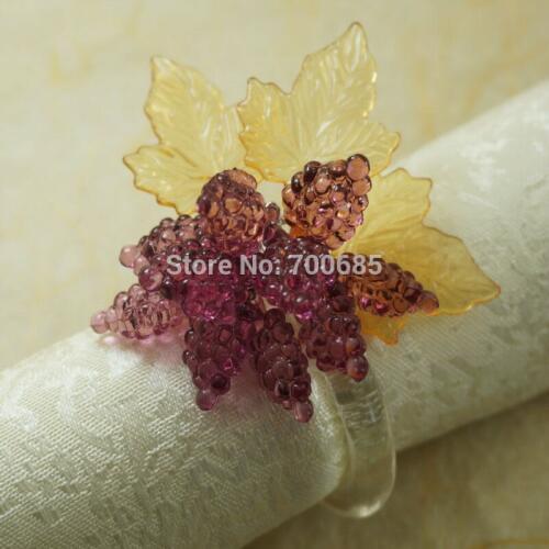 Crystal beads napkin ring, napkin holder for wedding