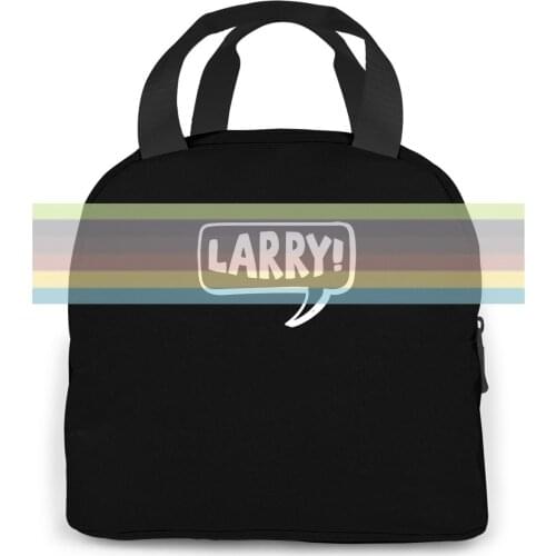 Larry Mens Impractical Jokers Joke Present Dad Birthday Brand women men Portable insulated lunch bag adult student