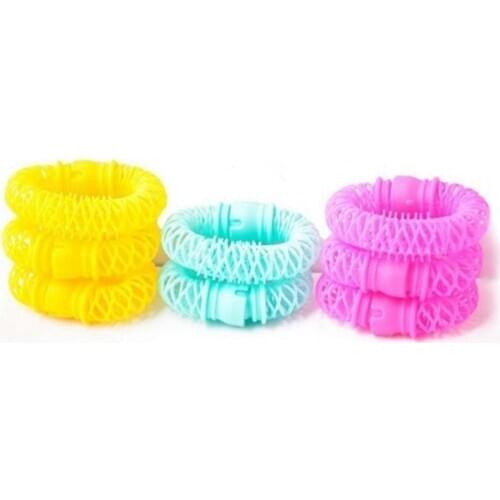 Fashion 8pcs ic Hair Curler Spiral Curls Roller Donuts Curl Hair Styling Tool hair accessories