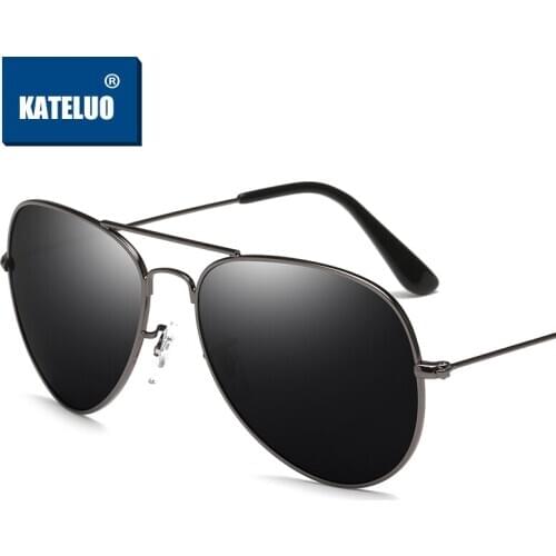 KATELUO 2020 Pilot Men Sunglasses Polarized UV400 Sun Glasses Classic Driving Glasses Male Eyewear Accessories For Men K3025