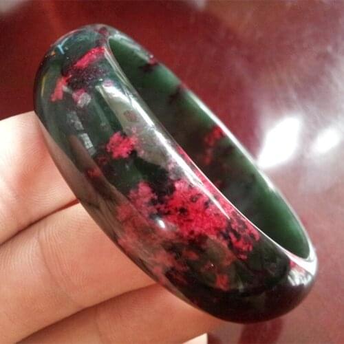 Natural jade jade bracelet wholesale Qinghai peach plum jade bracelet bracelet wholesale stalls jade special offerroom Art