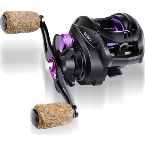 NEW Baitcasting Reel 7KG Max Drag Dual Brake System Reel 6.5:1 High Speed Fishing Reel Reinforced Reel Drag Reel