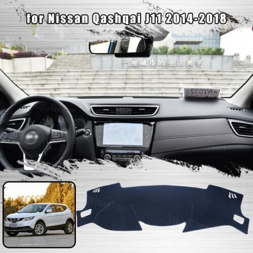 For Nissan Qashqai J11 2014-2018 Anti-Slip Dashboard Cover Protective Pad Car Accessories Sunshade Carpet