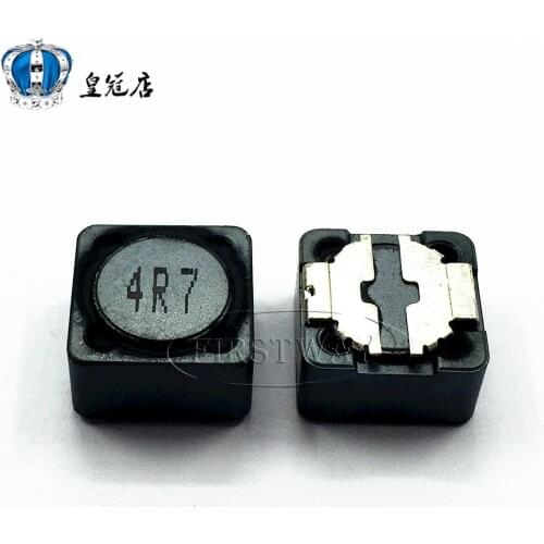 10pcs/SMD power inductors CDRH74 4.7UH 2.4A word:4R7 MS74-4R7NT 7*7*4MM Shielding inductance