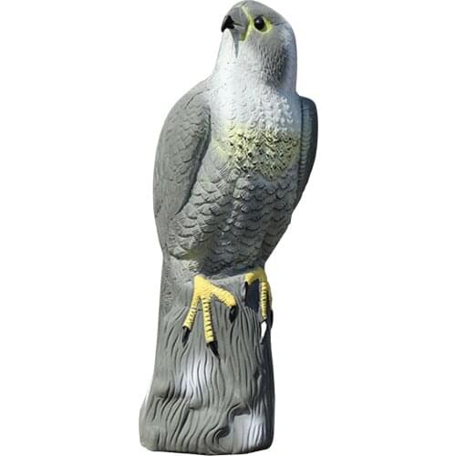 Falcon Eagle Statue Bird Scarecrow Decoy Bird Scarer Pest Deterrent Miniature Desktop Ornament for Garden Outdoor Yard Farmhouse