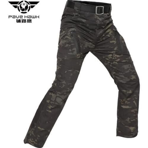 High quality 2020 outdoors Consul tactical wear-resisting plaid pants IX9 army pants Zipper pocket Cargo Overalls trousers