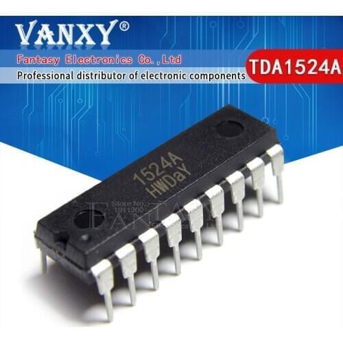 10pcs TDA1524A DIP18 TDA1524 DIP-18 1524A DIP