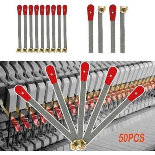 50 Pcs/set Piano Tuning Rope Medieval Climbing Belt Rope Reel for Vertical or Grand Piano