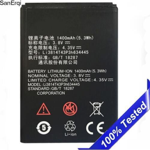 1PCS For ZTE Blade L110 A112 Battery V815W 1400mAh Li3814T43P3h634445 High Quality