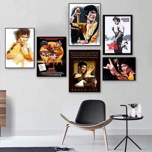 DIY diamond painting classic kung Fu star Bruce Lee Enter the Dragon classic film diamond Embroidery Cross stitch Mosaic home de