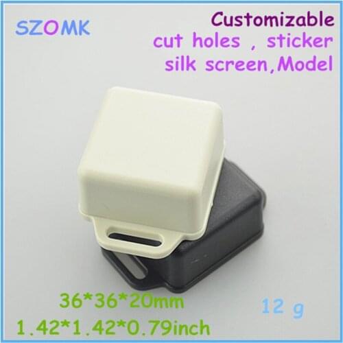 Free shipping power distribution plastic electronic enclosure (1 pcs) 36*36*20mm plastic box electronics project instrument box