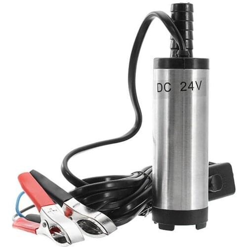 12V/24V Electric Diesel Pump Fuel Water Oil Portable Stainless Steel Diesel Pump