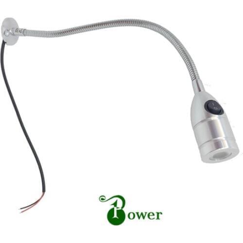 3W 24V 12V FLEXIBLE LED READING LIGHT