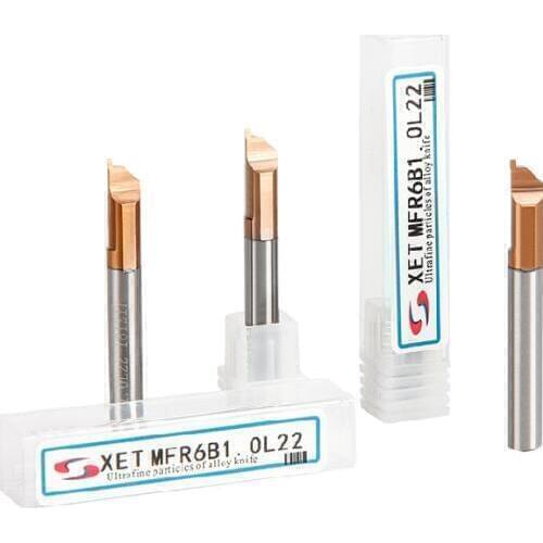 MFR/Integral alloy tungsten steel. Micro - path end face slotting boring tool/CNC internal hole turning tool/MR4X1.0X15LX50L