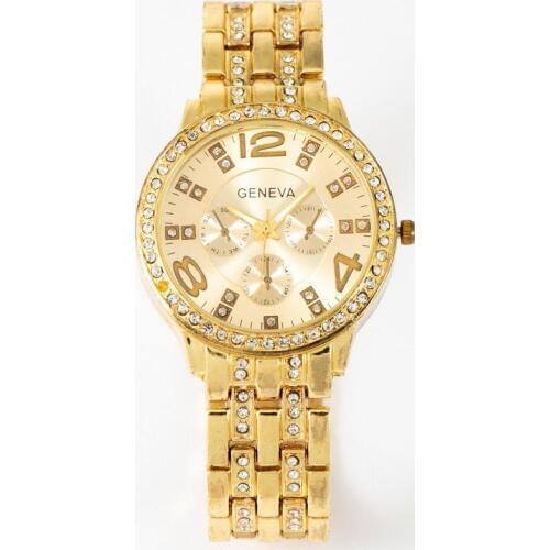 Fashion Womens Business Steel Belt Quartz Watch Casual Luxury Rhinestone Watch Relogio Feminino