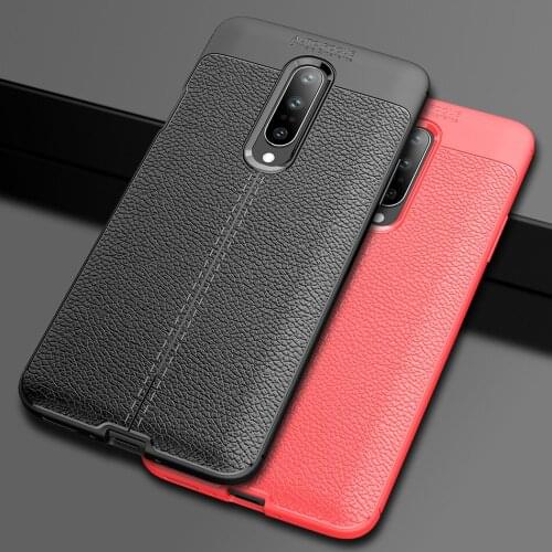 Oneplus 7 Pro Soft TPU bumper Case for Oneplus 7 Pro case cover dermatoglyph back Cover for 1+7 Pro shell Capa Fundas