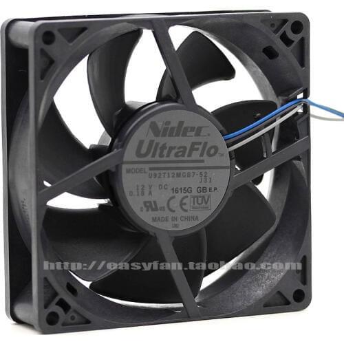 NEW NIDEC U92T12MGB7-52 UltraFlo 9cm Projector 12V 0.18A cooling fan
