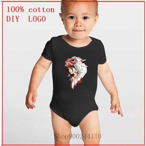 Baby Girls Clothes Princess Mononoke Fashion Infant Baby Boys Clothes Short Sleeved Baby Bodysuits Roupas de bebe Clothing Sets