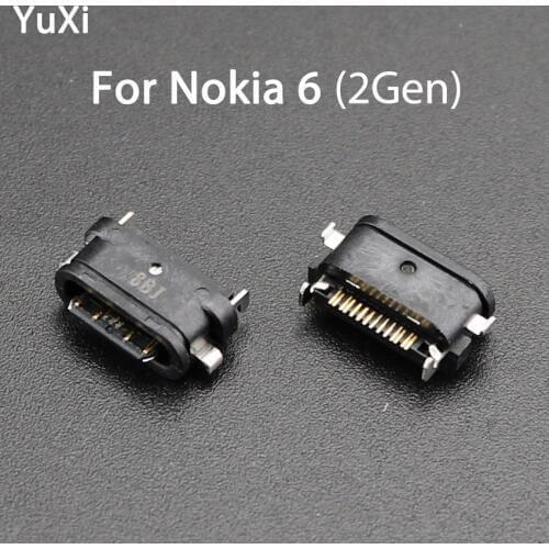 YuXi USB-C Jack Micro Type C USB Charging Dock Port Power Jack Socket Connector For Nokia 6 2Gen Usb Charger Port