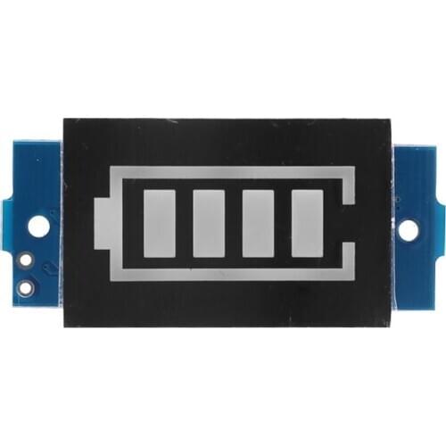 Single 3.7V Lithium Battery Capacity Indicator Module 4.2V Blue Display Tester