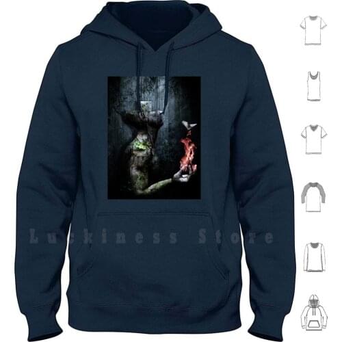 Dismantle The Dark We March On Hoodies Long Sleeve Cameron Gray Album Covers Flame Fire Twelve Foot Music