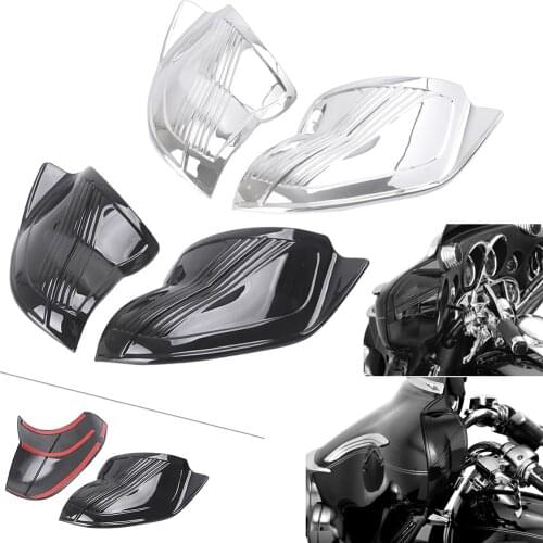 1 pair Motorcycle Inner Fairing Covers ABS Plastic for Harley Touring Electra Glide 1996 1997 1998 1999 2000 2001-2013