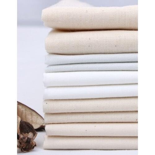1 yard/piece, Pure Cotton White Embryo Fabric, Clothing, Decoration, Tablecloth, Curtain, Puppet Fabric, DIY Handmade Materials