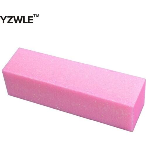 10 Pieces Pink Buffer Block Acrylic Nail Art Care Tips Sanding Files Tool Wholesale 4 Ways Shine High Quality (NR-WS78)