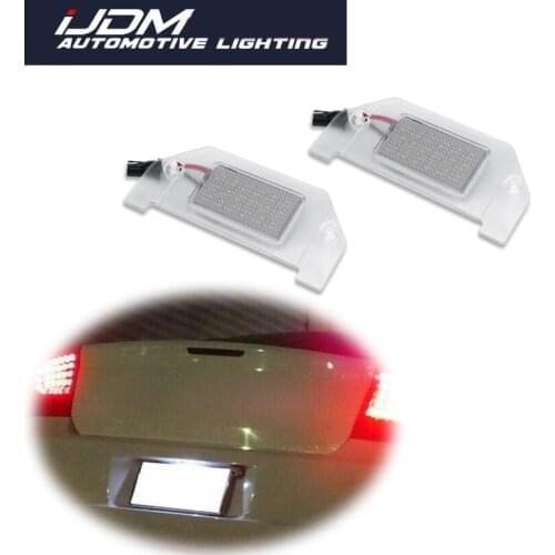 2pcs For 2005-2014 Chrysler 300 For Chrysler sebring Dart etc License Plate Light, OEM-Replace 18-SMD LED12V 6000k White