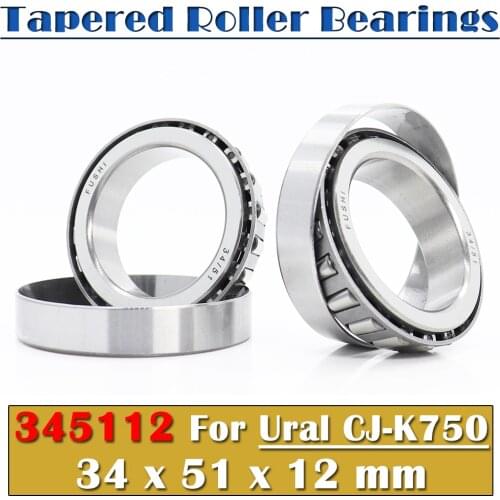 Ural CJ-K750 Motor 34*51*12 MM 1 Pair Front Steering Wheel V Directional Bearing Case For BMW R1 R50 R71 M72 Threst Kit Steering