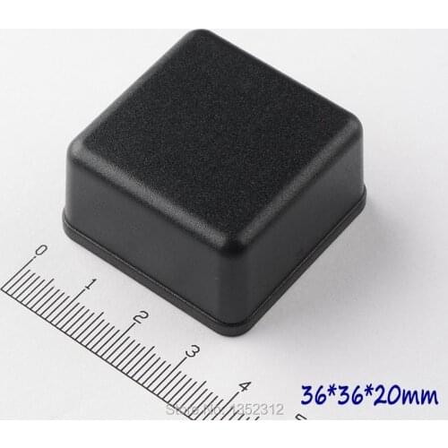 50 pcs/lot 36*36*20mm small plastic enclosure for elctronic waterproof junction box project box PLC cable ABS junction box