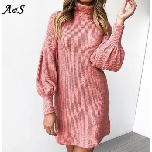 Anbenser Fashionable Knitted Dresses